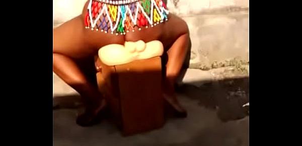 honey black girl feel in love with male torso